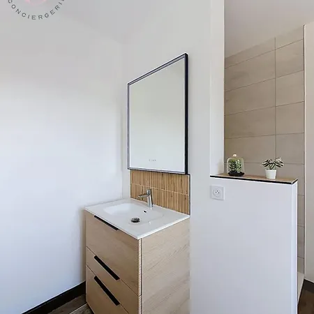 펜션 Maison Les Fougeres - 3ch - Garage Et Terrasse 브레뒨느